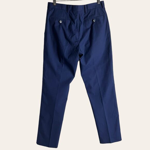Reiss Tenor T Blue Flat Front Slim Trouser Pants Size 30 - Picture 10 of 11